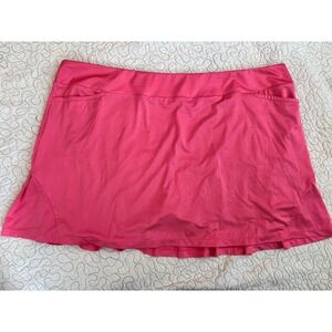 TAIL White Label Women's Pink Pleated Athletic Skort Size 3X Golf Tennis NWOT#71
